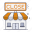shop closed, close, store, retail, we are closed, e-commerce, commerce, online shopping, marketplace 