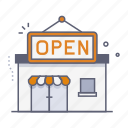 shop open, open, store, retail, market, e-commerce, commerce, online shopping, marketplace