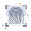 biometric, fingerprint, security, identification, scan, future technology, smart technology, tech, innovation 