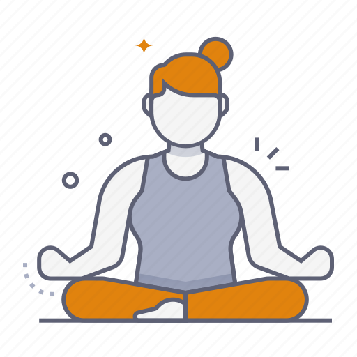 Meditation, yoga, relaxation, meditate, wellness, mental health, psychology icon - Download on Iconfinder