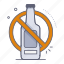 no alcohol, no drink, forbidden, bottle, prohibition, ramadan, eid, islam, muslim 