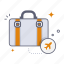 luggage, baggage, bag, flight, suitcase, travel, holiday, trip, journey 