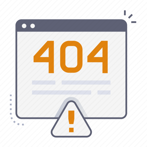 Error 404, internet, connection lost, not found, warning, web development, web design icon - Download on Iconfinder