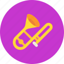 trumpet, tube