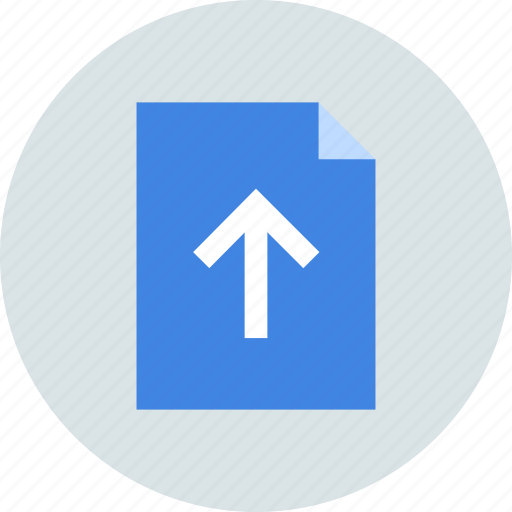 Document, upload, arrow icon - Download on Iconfinder