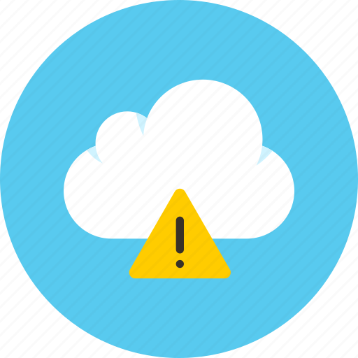 Alert, cloud, warning icon - Download on Iconfinder