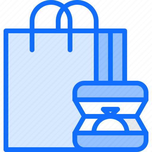 Bag, box, jeweler, jewelry, ring, shop, shopping icon - Download on Iconfinder