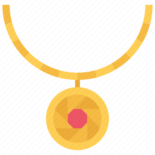 Chain, jeweler, jewelry, medallion, necklace, pendant, shop icon - Download on Iconfinder