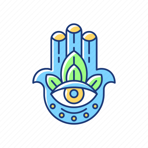 Judaism, hamsa, decoration, talisman icon - Download on Iconfinder
