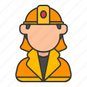 firefighter, job, proffesionsm, avatar, person