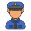 policeman, job, proffesionsm, avatar, person 
