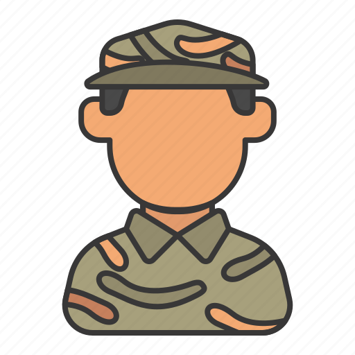 Soldier, job, proffesionsm, avatar, person icon - Download on Iconfinder