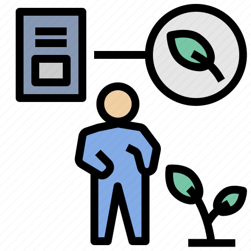 Botanist, research, study, plant, process icon - Download on Iconfinder