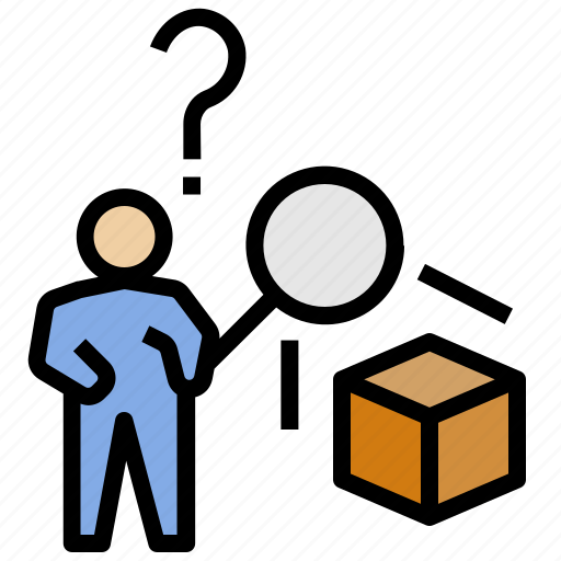 Detective, parcel, find, tracking, box icon - Download on Iconfinder