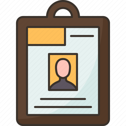 Card, employee, badge, name, tag icon - Download on Iconfinder