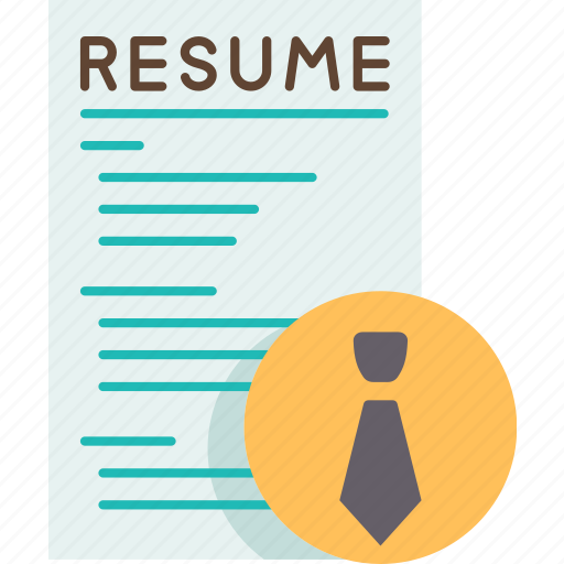 Resume, job, applicant, curriculum, vitae icon - Download on Iconfinder