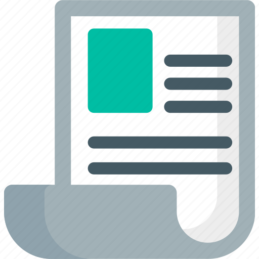 Resume, cv, folded, letter, page, paper, portfolio icon - Download on Iconfinder