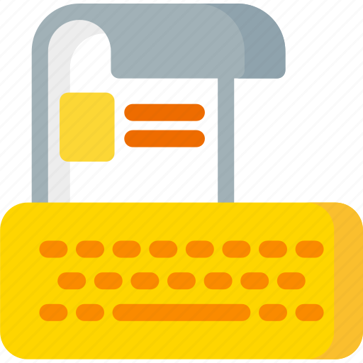 Resume, type, cv, document, file, keyboard, paper icon - Download on Iconfinder