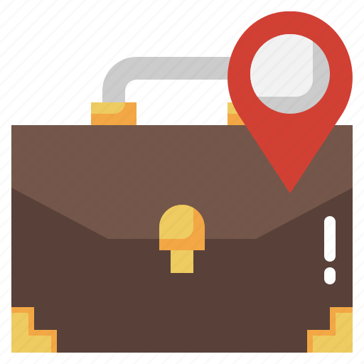 Briefcase, job, location, placeholder, office icon - Download on Iconfinder