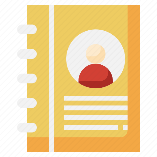 Contact, book, list, profile, notebook icon - Download on Iconfinder