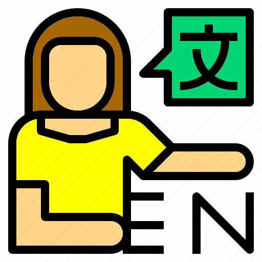 Course, education, job, language, occupation, translation, translator icon - Download on Iconfinder