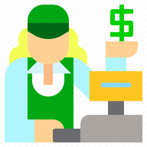 Avatar, cashier, job, jobs, occupation, supermarket, teller icon - Download on Iconfinder