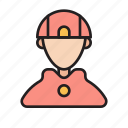 avatars, emergency, firefighter, fireman, professions, rescue, safety