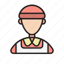 avatars, character, employee, jobs, professions, restaurant, waiter