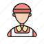 avatars, character, employee, jobs, professions, restaurant, waiter 