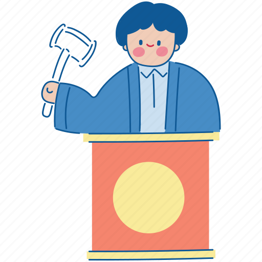 Judge, lawyer, attorney, prosecutor, courtroom, chief justice, job icon - Download on Iconfinder