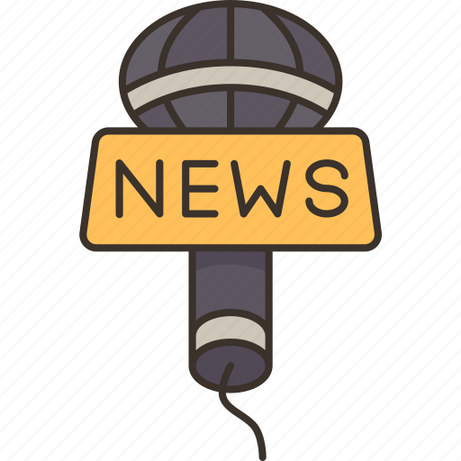 Microphone, news, interview, reporter, talk icon - Download on Iconfinder