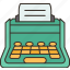 typewriter, type, document, literature, journalism 