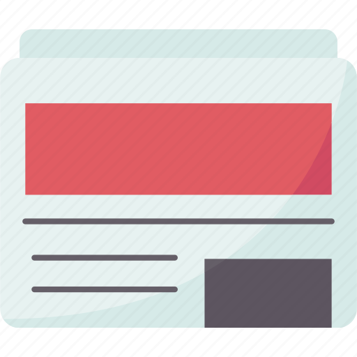 Headline, newspaper, article, publishing, journal icon - Download on Iconfinder