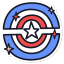 badge, american, usa, united states, states, july 4, fourth of july, independence day, july 4th 
