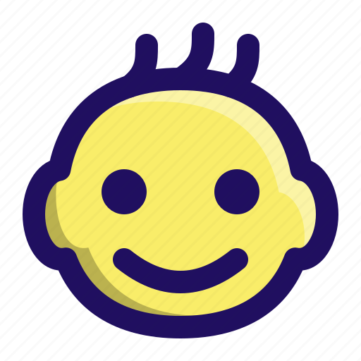 Baby, child, face, infant, kid, smile icon - Download on Iconfinder