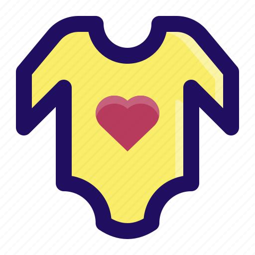 Baby, clothes, garment, romper, shirt icon - Download on Iconfinder