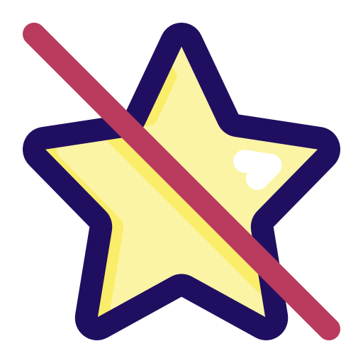 Disable, favorite, inactive, off, star icon - Free download