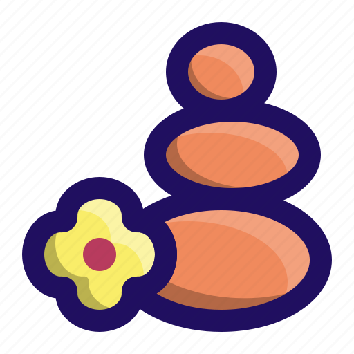 Beauty, massage, spa, stones, therapy, yoga icon - Download on Iconfinder