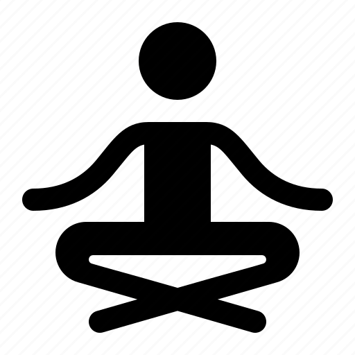 Exercise, meditation, relax, relaxation, sit, yoga icon - Download on Iconfinder