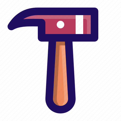 Build, builder, construction, hammer, hit, tool icon - Download on Iconfinder
