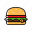 burger, cheeseburger, fast food, hamburger, junk food, meal, menu 