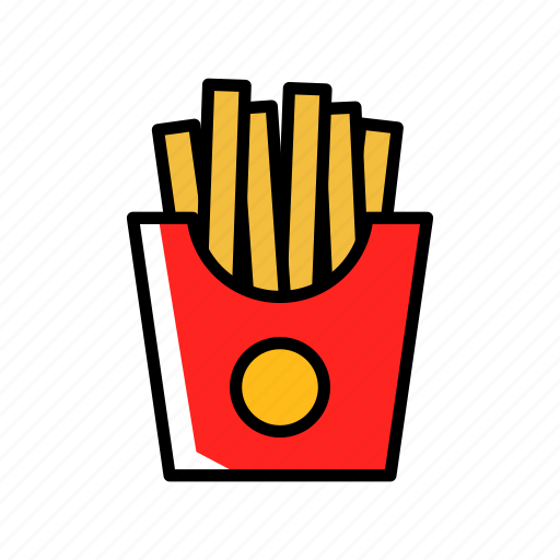 Chips, food, french, french fries, fries, meal, potato icon - Download on Iconfinder