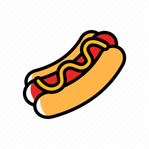 Eat, fast food, food, hot dog, meal, meat, sausage icon - Download on Iconfinder