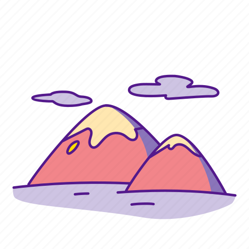 Hill, jurassic, landscape, mountain icon - Download on Iconfinder