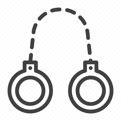 Arrest, chain, crime, handcuffs icon - Download on Iconfinder