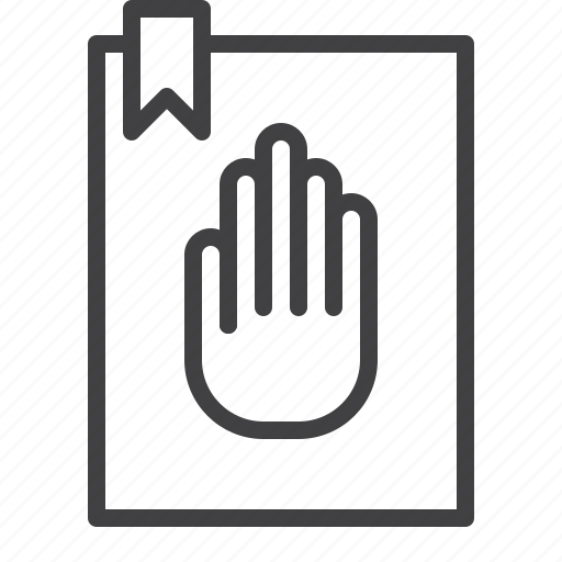 Bibble, book, hand, oath icon - Download on Iconfinder