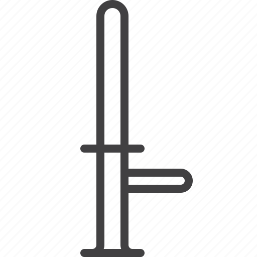 Baton, handle, police, security icon - Download on Iconfinder