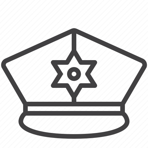 Cap, hat, officer, police icon - Download on Iconfinder