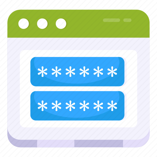 Web password, web passcode, secure website, web security, web protection icon - Download on Iconfinder
