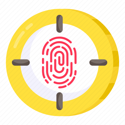 Fingerprint scan, thumbprint scan, biometry, fingerprint recognition, thumbprint recognition icon - Download on Iconfinder